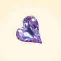 Swarovski Crystals Heart Lapel Brooch - TCG London