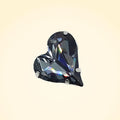 Swarovski Crystals Heart Lapel Brooch - TCG London