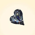Swarovski Crystals Heart Brooch - TCG London