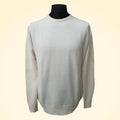 Cashmere Loose Fit Saddle Shoulder Round Neck Jumper - TCG London