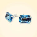 Swarovski Crystals Large Baguette Cufflinks - TCG London