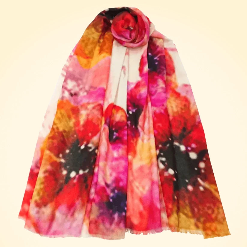 Pashmina Cashmere Printed Large Shawl - TCG London