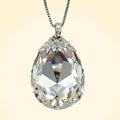 Large Swarovski Crystals Teardrop Pendant - TCG London