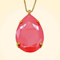Large Swarovski Crystals Teardrop Pendant - TCG London