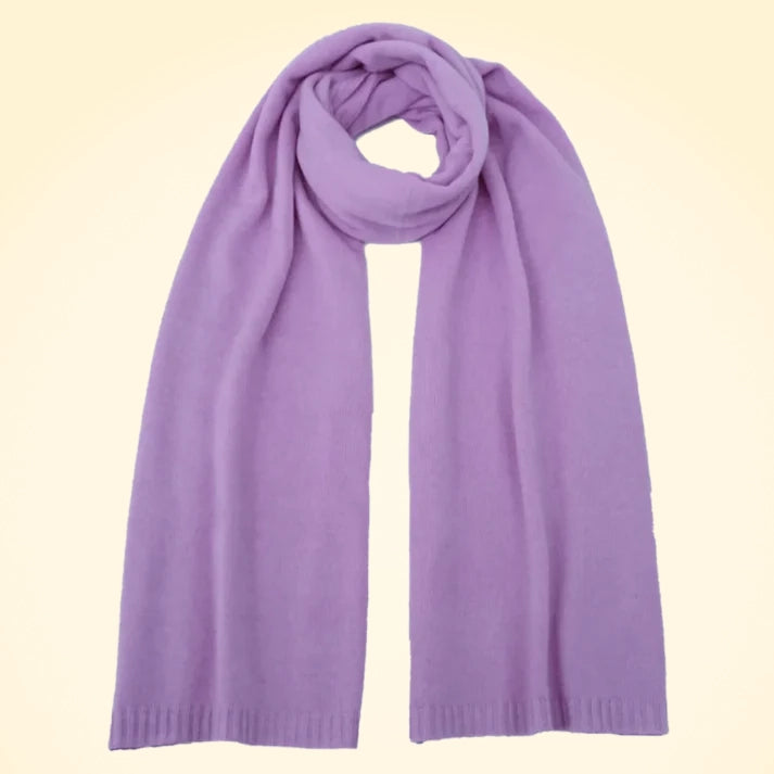 Large Lambswool and Silk Knitted Scarves - TCG London