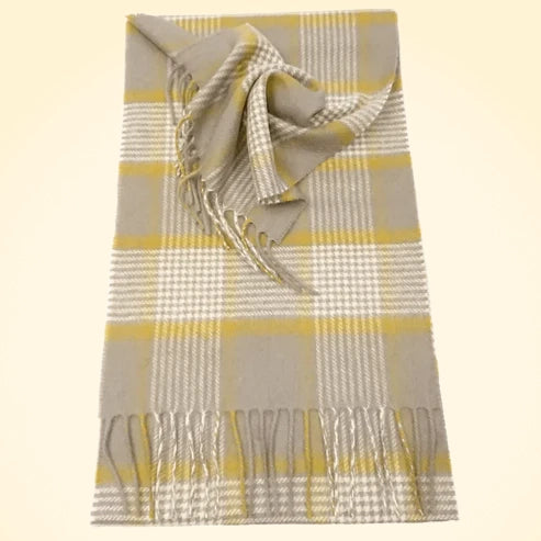 Scottish Cashmere Check Scarves - TCG London