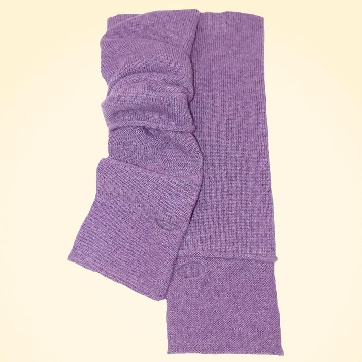 Long Cashmere Wrist Warmers - TCG London