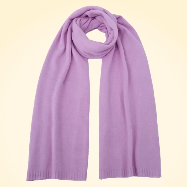 Large Lambswool and Silk Knitted Scarves - TCG London