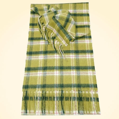 Scottish Cashmere Check Scarves - TCG London