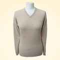 Cashmere V-Neck Jumper - TCG London