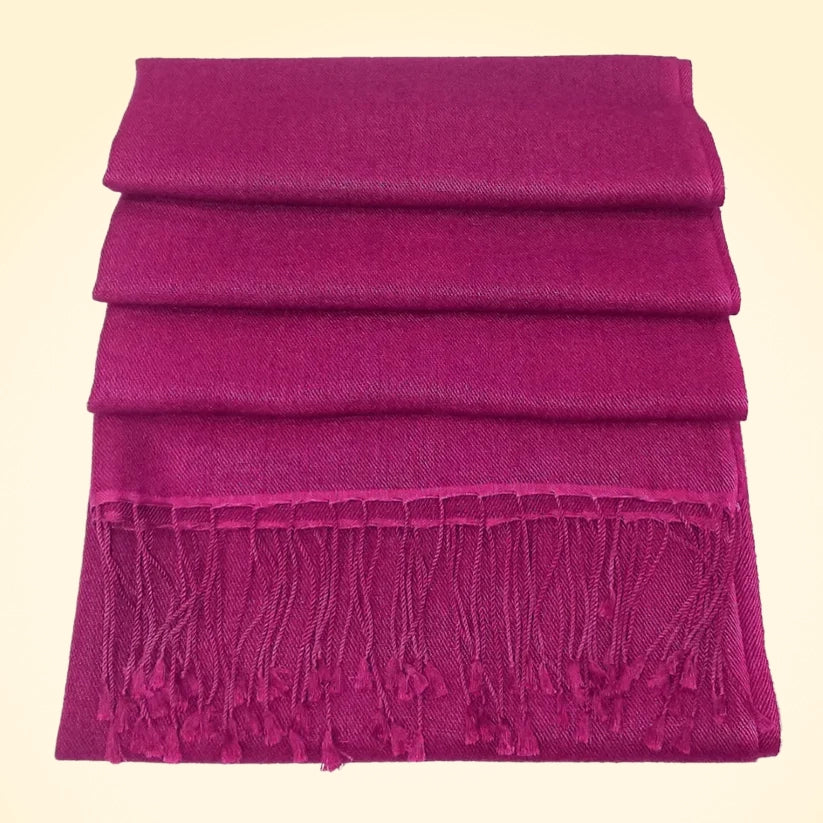 Cashmere and Silk Pashmina Scarf - TCG London