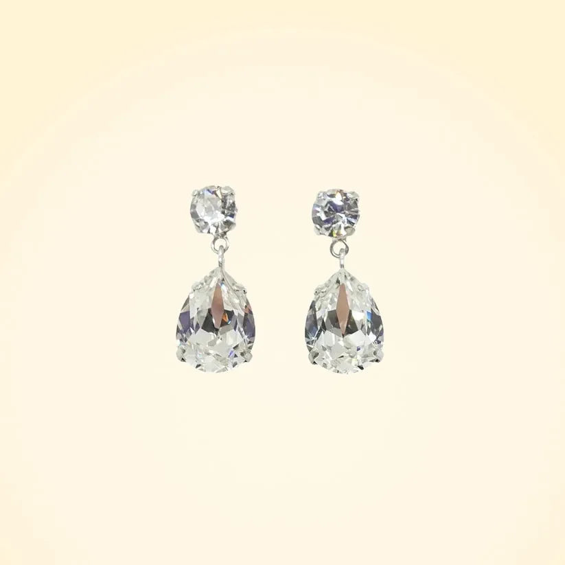 Small Angelina Swarovski Crystals Earrings - TCG London