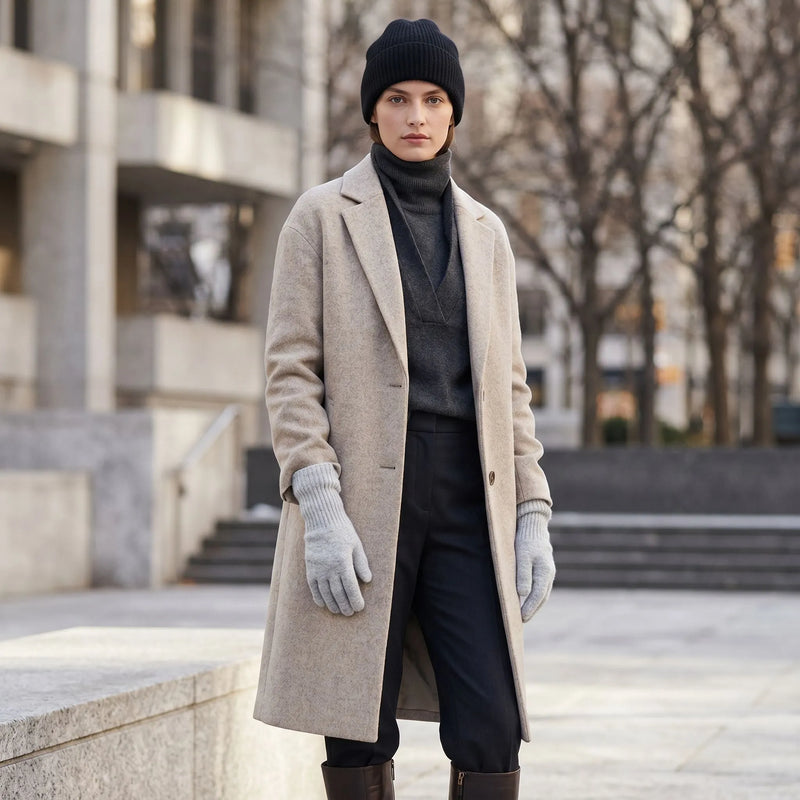 Light Grey Light Gloves
