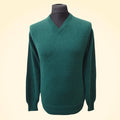 Relaxed Fit Cashmere V-Neck Jumper - TCG London