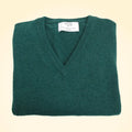 Relaxed Fit Cashmere V-Neck Jumper - TCG London
