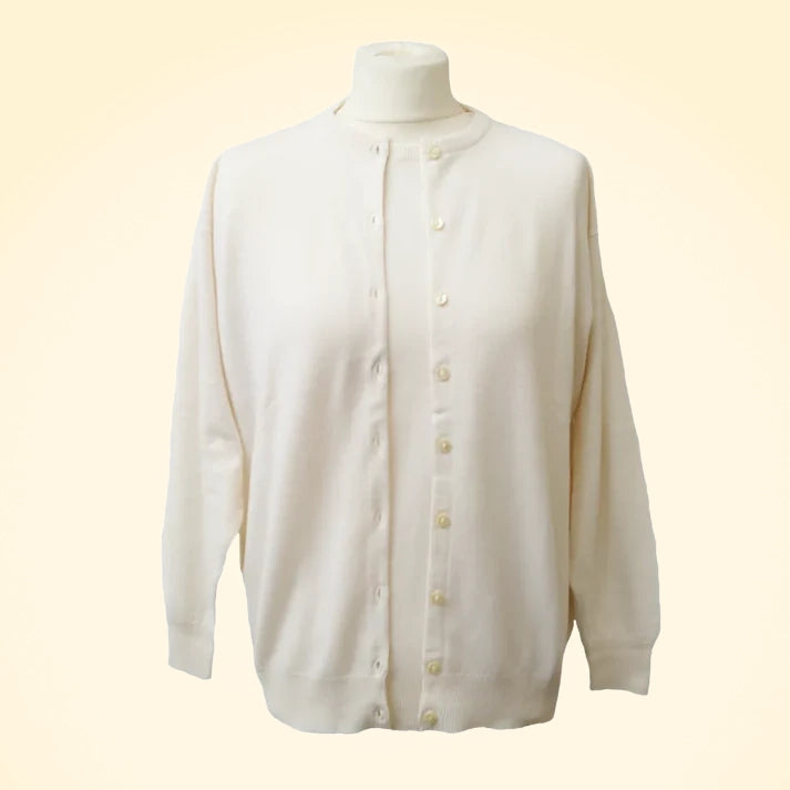 Loose Fit Cashmere Drop Shoulder Twin Sweater Set - TCG London