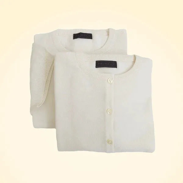 Loose Fit Cashmere Drop Shoulder Twin Sweater Set - TCG London