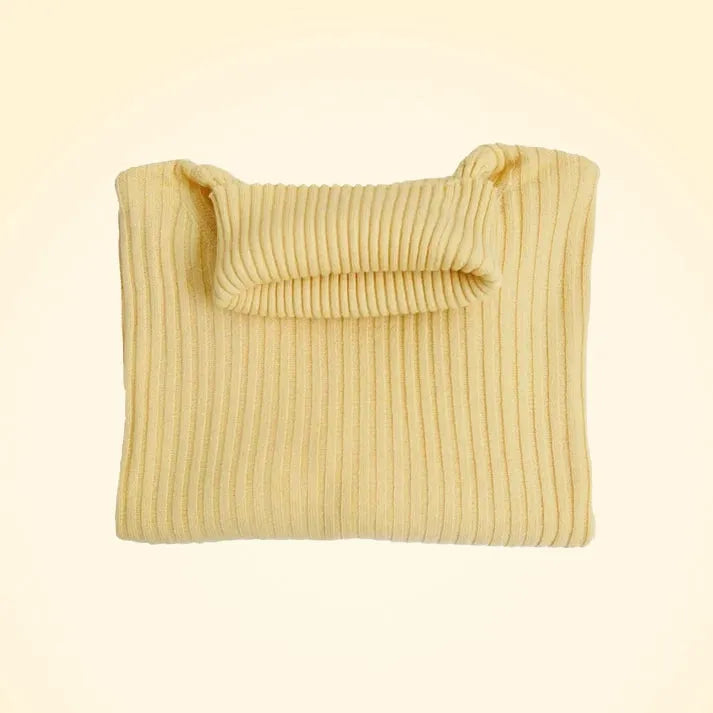 Cashmere Ribbed Roll Neck Jumper - TCG London