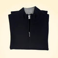 Classic Fit Zip Neck Cashmere Jumper - TCG London