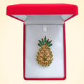 Swarovski Crystals Pineapple Lapel Brooch - TCG London