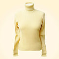 Cashmere Ribbed Roll Neck Jumper - TCG London