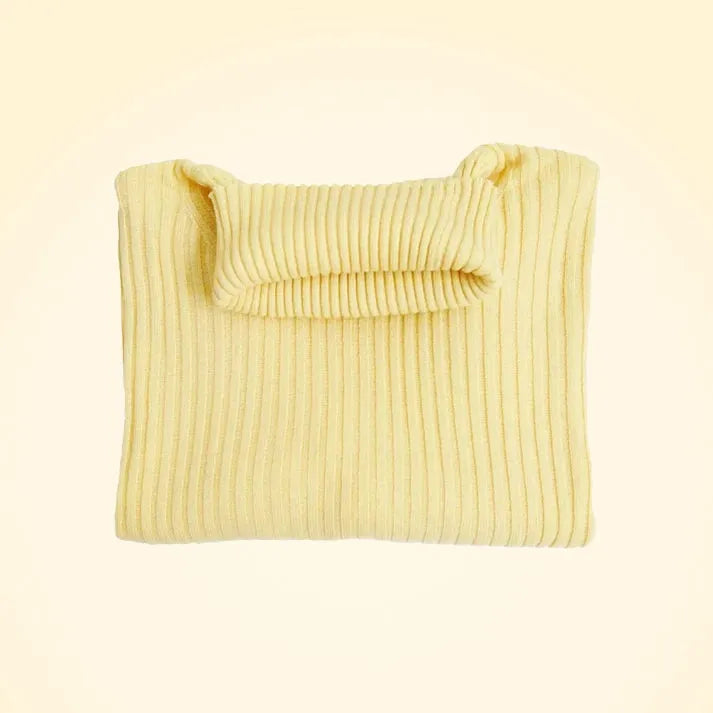 Cashmere Ribbed Roll Neck Jumper - TCG London
