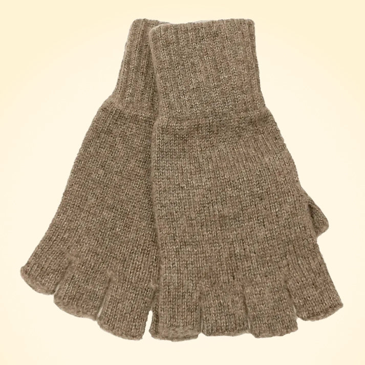 Scottish Cashmere Fingerless Gloves - TCG London