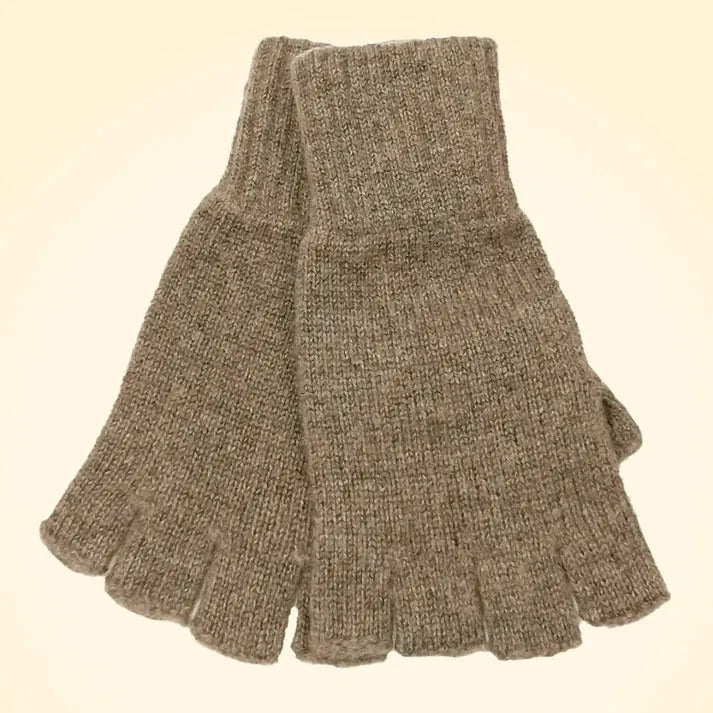 Scottish Cashmere Fingerless Gloves - TCG London