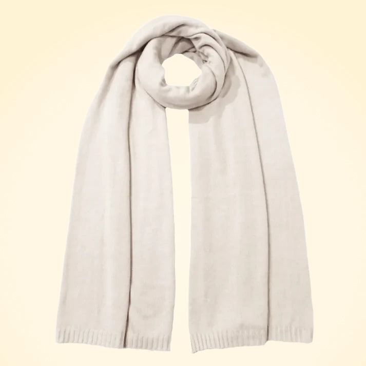 Large Lambswool and Silk Knitted Scarves - TCG London