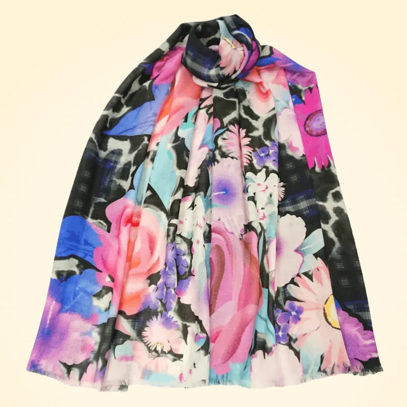 Pashmina Cashmere Printed Large Shawl