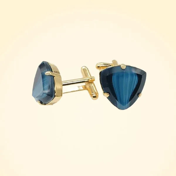 Vintage Precious Stone Cufflinks - TCG London