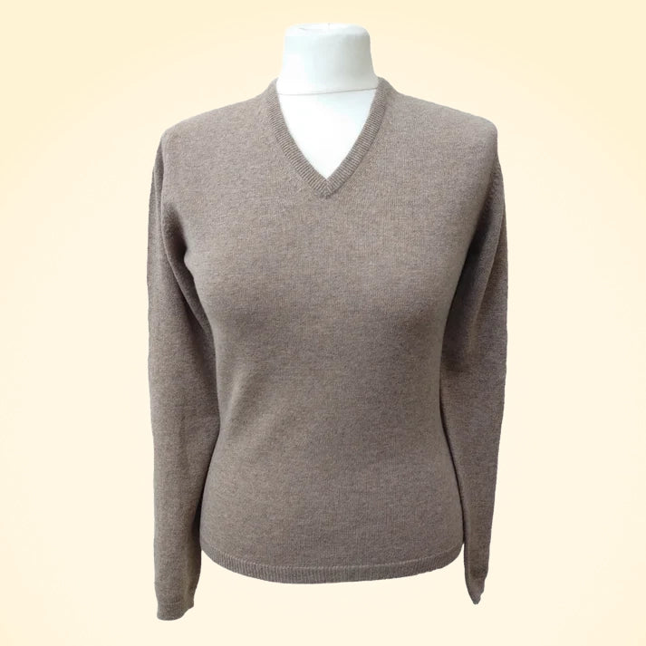 Cashmere V-Neck Jumper - TCG London