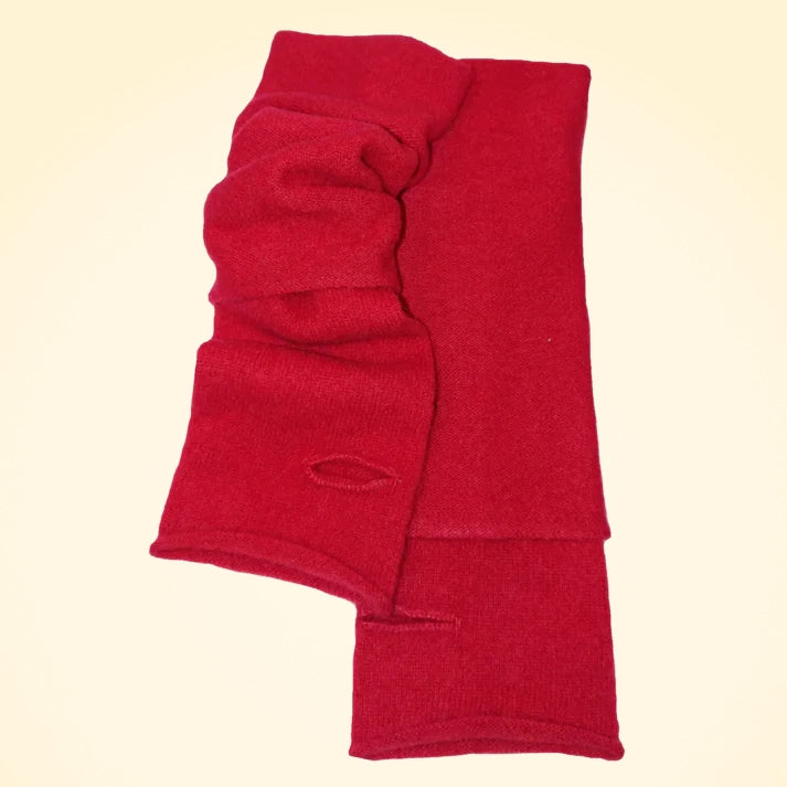 Long Cashmere Wrist Warmers - TCG London
