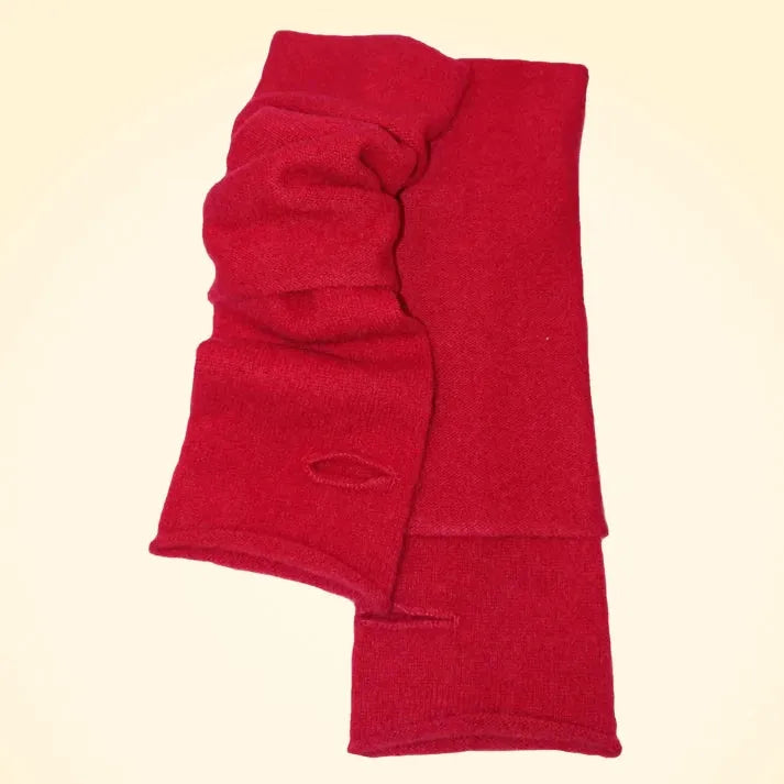 Long Cashmere Wrist Warmers - TCG London