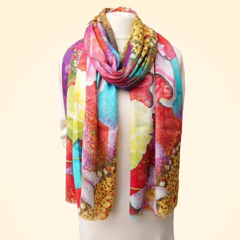 Large Pashmina Printed Stole - TCG London