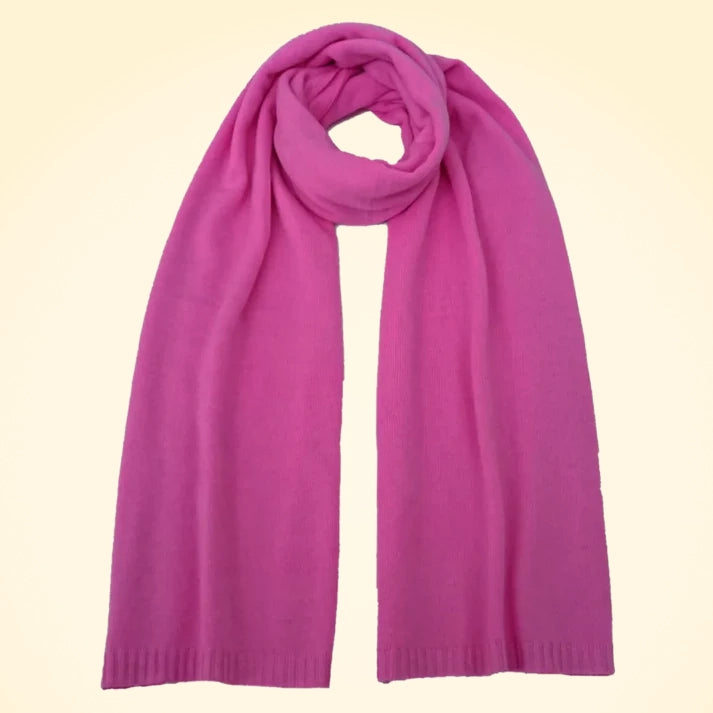 Large Lambswool and Silk Knitted Scarves - TCG London