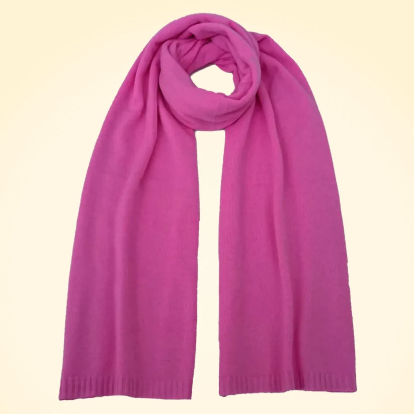 Large Lambswool and Silk Knitted Scarves - TCG London