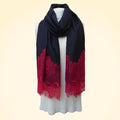 Limited Edition 100% Pure Silk Stole With Lace - TCG London
