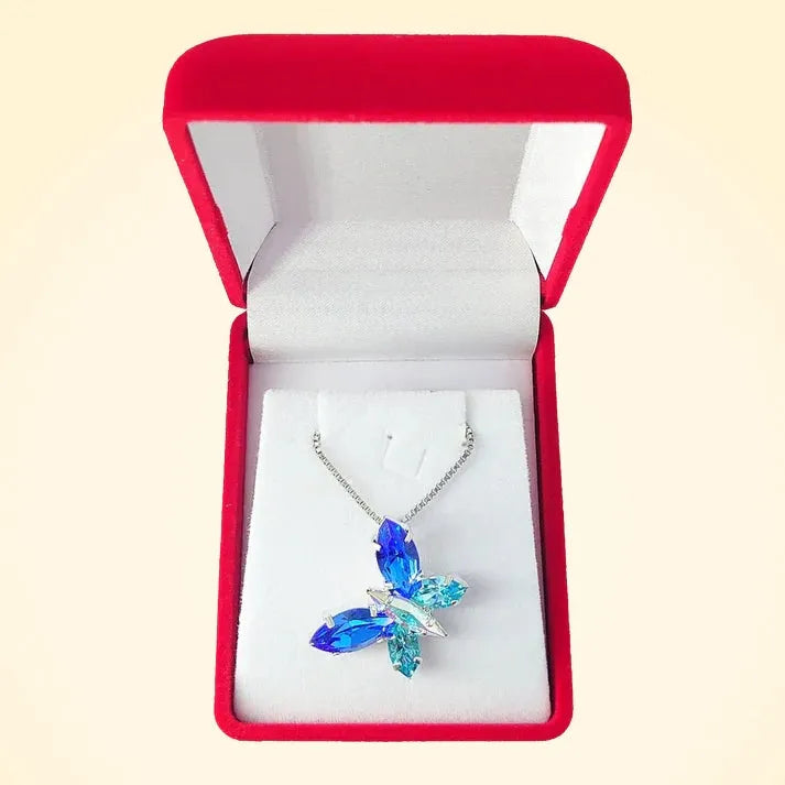 Butterfly Swarovski Crystals Pendant - TCG London