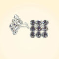 Swarovski Crystals Statement Square Cufflinks - TCG London