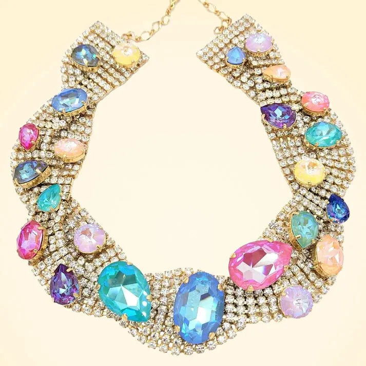 Swarovski Crystals Enchantment Statement Necklace - TCG London