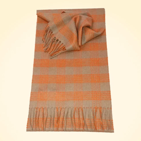 Scottish Cashmere Check Scarves - TCG London