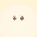 Swarovski Crystals Teardrop Stud Earrings - TCG London