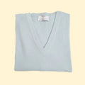Loose Fit Cashmere V-Neck Long Tunic (Copy) - TCG London