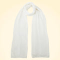 Large Lambswool and Silk Knitted Scarves - TCG London