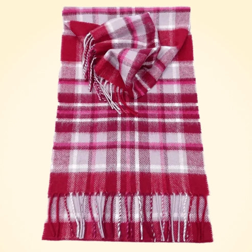 Scottish Cashmere Check Scarves - TCG London