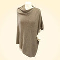 100% Pure Lambswool Poncho - TCG London