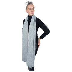 Large Lambswool and Silk Knitted Scarves - TCG London