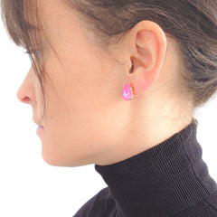 Swarovski Crystals Teardrop Stud Earrings - TCG London